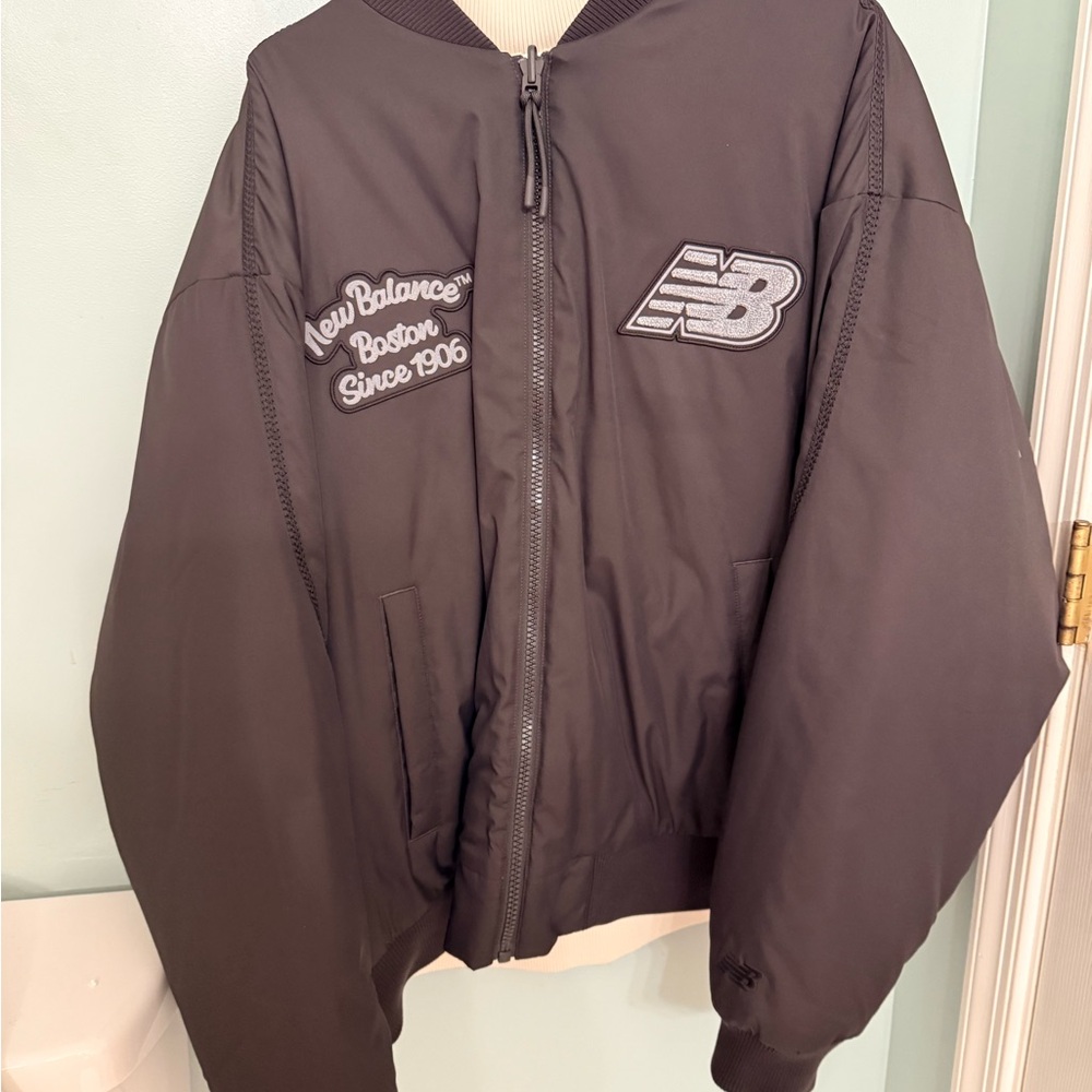New Balance Dark Gray Bomber Jacket